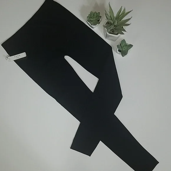 NWT, Nana USA, Black legg'ings, OS - Picture 1 of 5